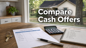 Cash offer comparison checklist for selling a house in Arkansas