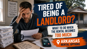 Featured image for Tired of Being a Landlord in Arkansas? What to Do When the Rental Becomes Too Much