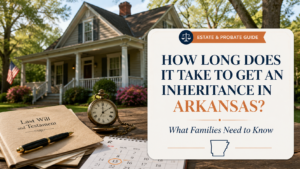 How long does it take to get an inheritance in Arkansas