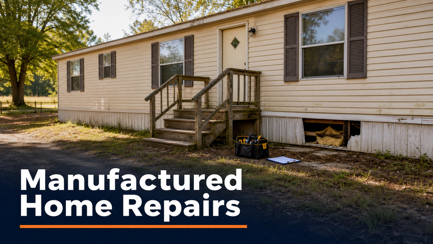 Mobile Home Railing Repair Sell a Manufactured Home That Needs Repairs in Arkansas
