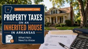Property taxes on an inherited house in Arkansas