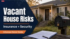 Vacant house insurance and security risks in Arkansas