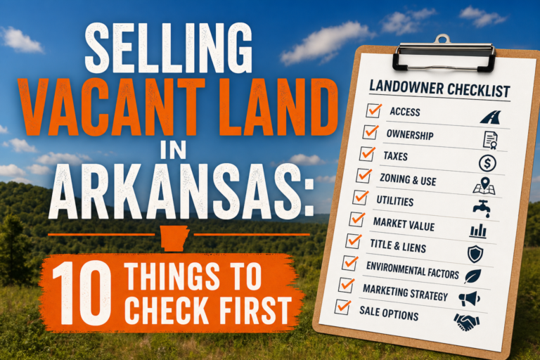 Featured image for Selling Vacant Land in Arkansas: 10 Things to Check First