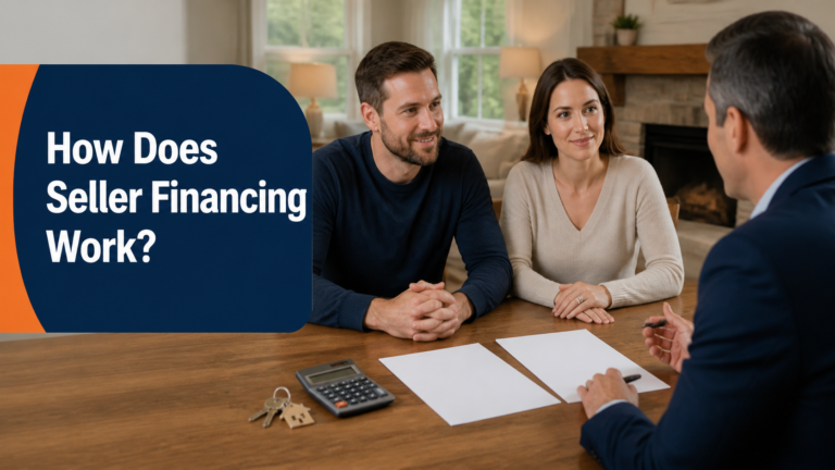Arkansas homeowner reviewing a seller-financing payment plan beside house keys with the question How Does Seller Financing Work?
