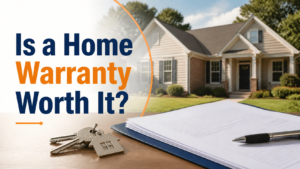 Arkansas home with service contract and keys asking Is a Home Warranty Worth It?