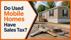 Used mobile home and sale papers illustrating an Arkansas sales-tax question