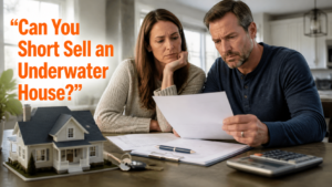 Arkansas homeowner comparing a mortgage balance and home value with the question Can You Short Sell an Underwater House?