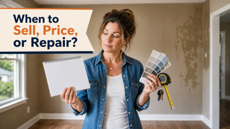 Arkansas homeowner comparing timing, pricing, and repair choices before selling